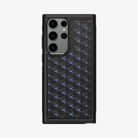 ACS05616 - Galaxy S23 Ultra Case Cryo Armor in matte black showing the back